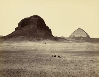 Les Pyramides de Dahshoor, depuis l
